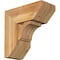 Ekena Millwork Imperial Slat Rough Sawn Bracket w/ Offset Brace, Western Red Cedar, 8"W x 18"D x 18"H BKT0806X18X18IMP06RWR - alternate 1